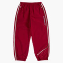 Supreme Contrast ZIP Warm Up Pant Red