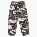 Supreme Contrast Zip Warm Up Pant Snow Camo
