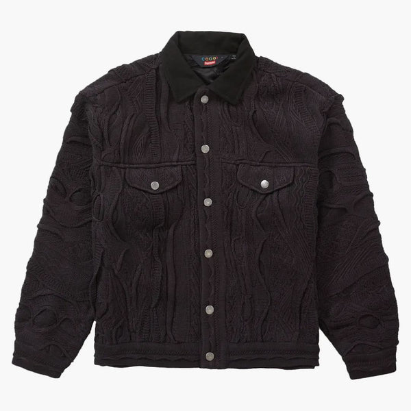 Nejvyšší bunda Trucker coogi černá