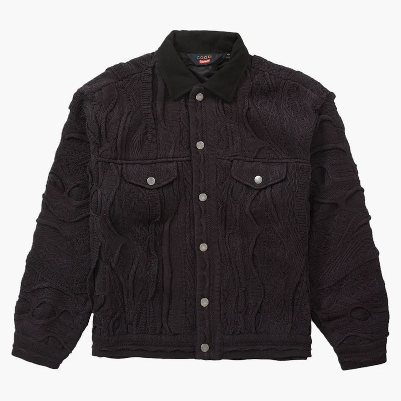 Nejvyšší bunda Trucker coogi černá