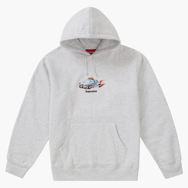 Supreme Cop Car Hooded Sweatshirt Ash Gray