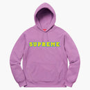 Supreme Cord Collegiate Logo Hooded Sweatshirt Violet