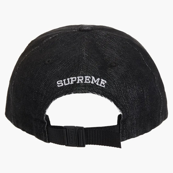 Supreme Cordura denim liten låda 6-panel svart