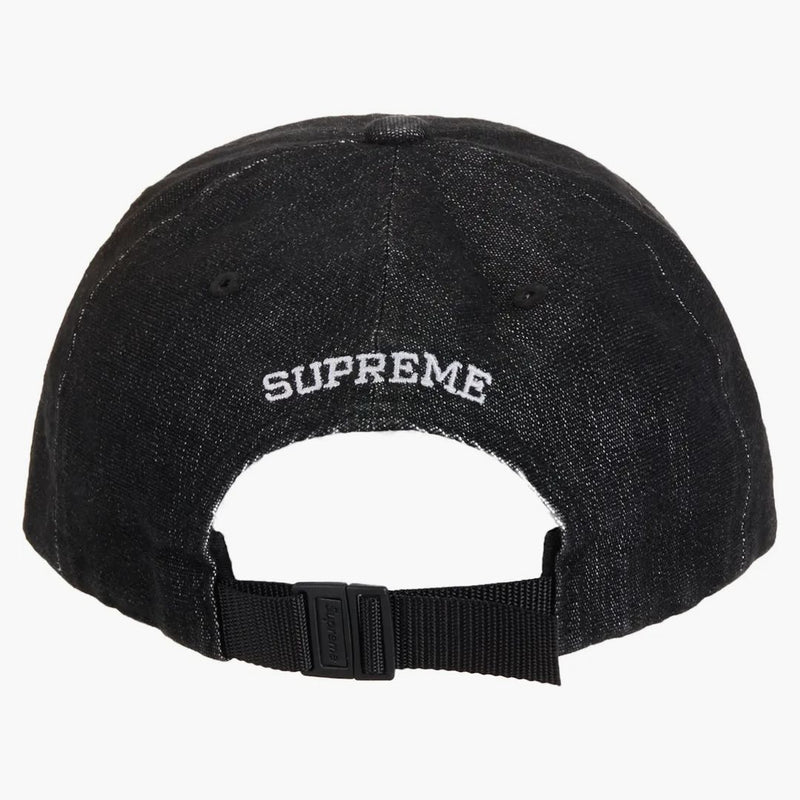 Supreme Cordura denim liten låda 6-panel svart