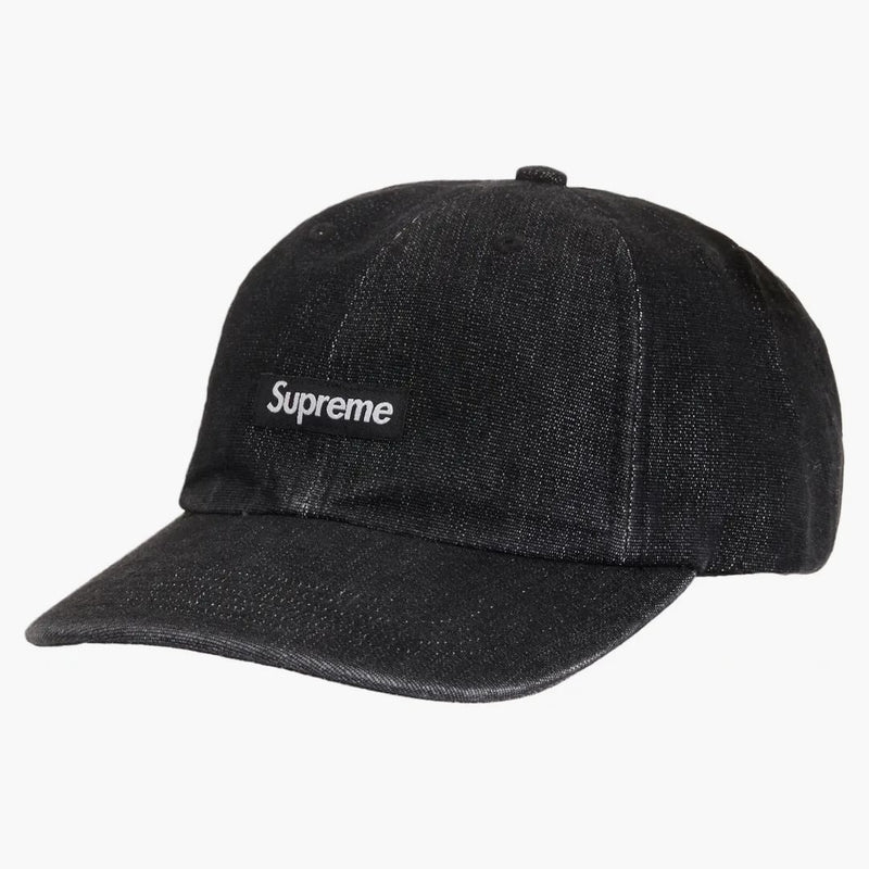 Supreme Cordura denim liten låda 6-panel svart