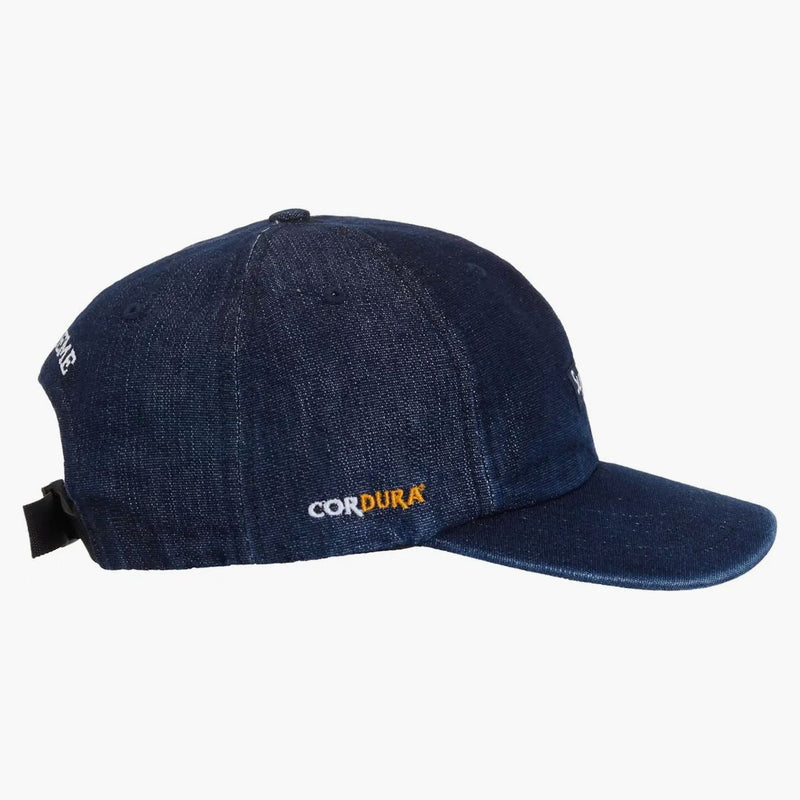 Supreme Cordura denim Small Box 6-Panel Blue