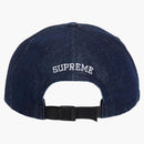 Supreme Cordura Denim Small Box 6-Panel Blue