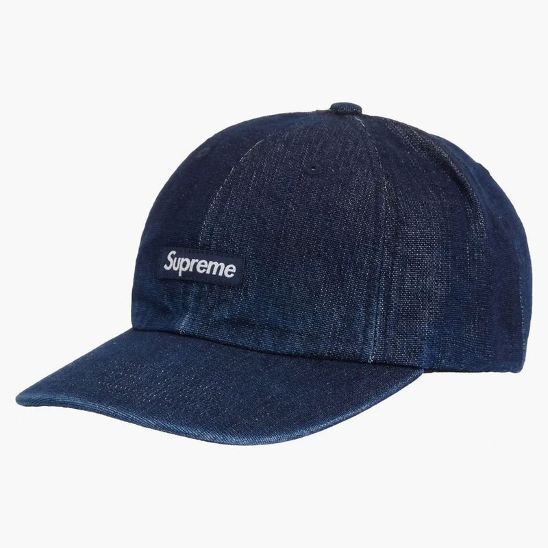 Supreme Cordura denim Small Box 6-Panel Blue