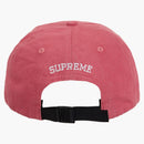 Supreme Cordura denim small box 6-panel pink
