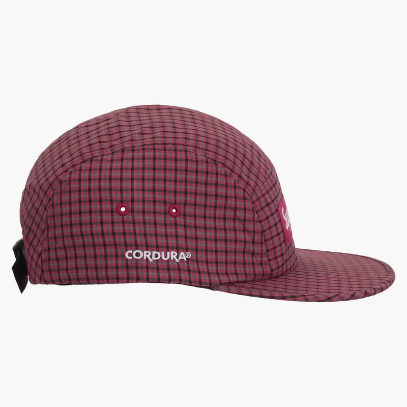 Supreme Cordura Plaid Camp Cap (SS25) - $54