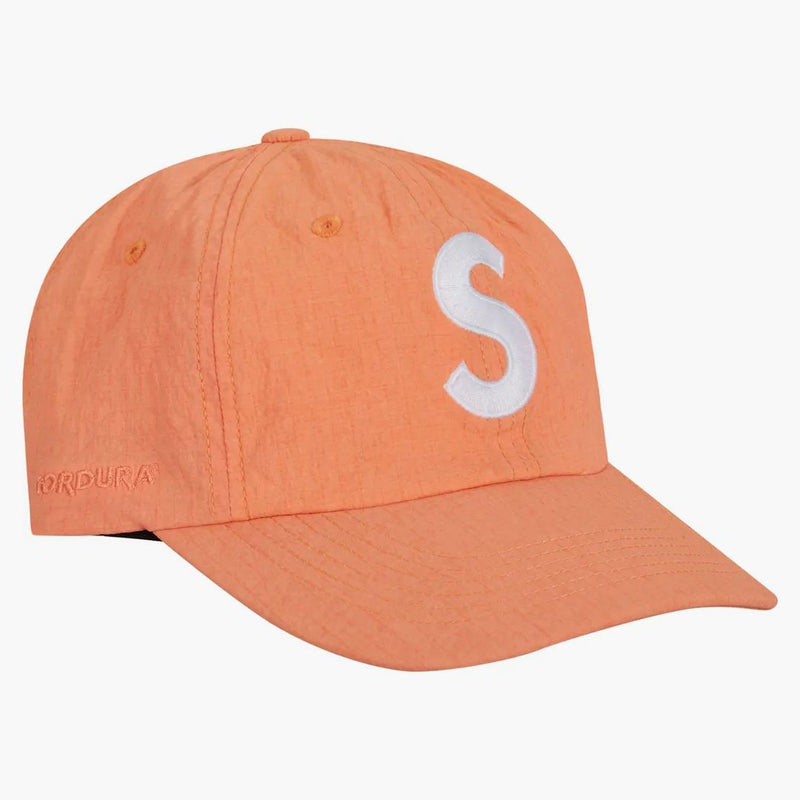 Supreme Cordura Ripstop S Logo 6-Panel Coral