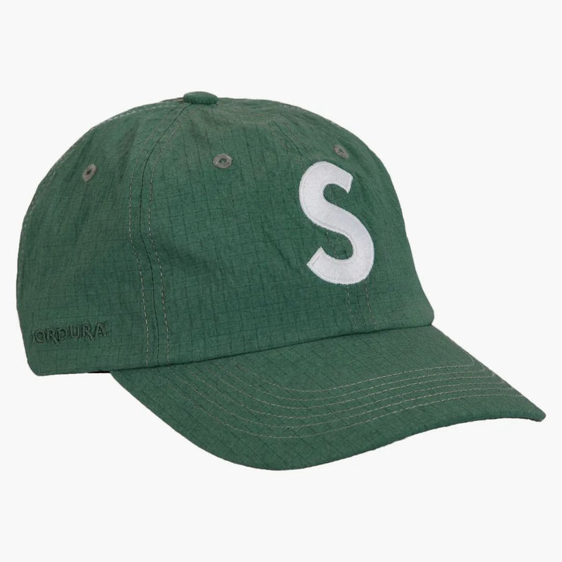 Supreme Cordura RipStop S logotyp 6-panel grön