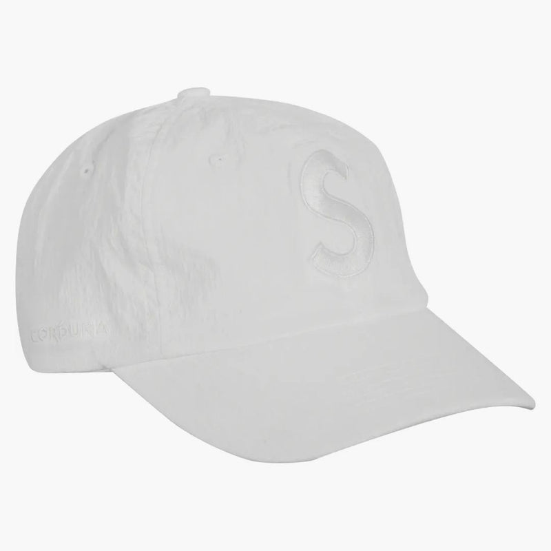 Supreme Cordura Ripstop S Logo 6-panel White