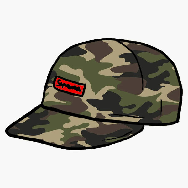 Supreme Cordura Small Box 6-panel Woodland Camo