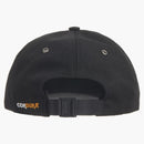 Supreme Cordura Teflon Etiqueta de 6 paneles Negro