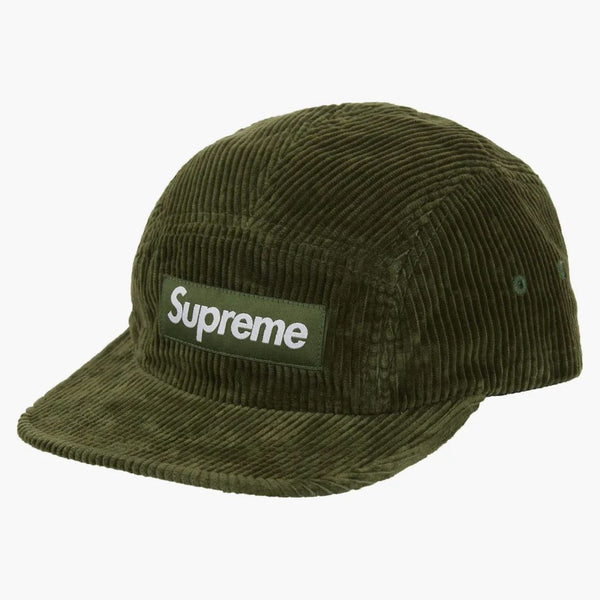Supreme Corduroy Camp Cap (FW24) Verde
