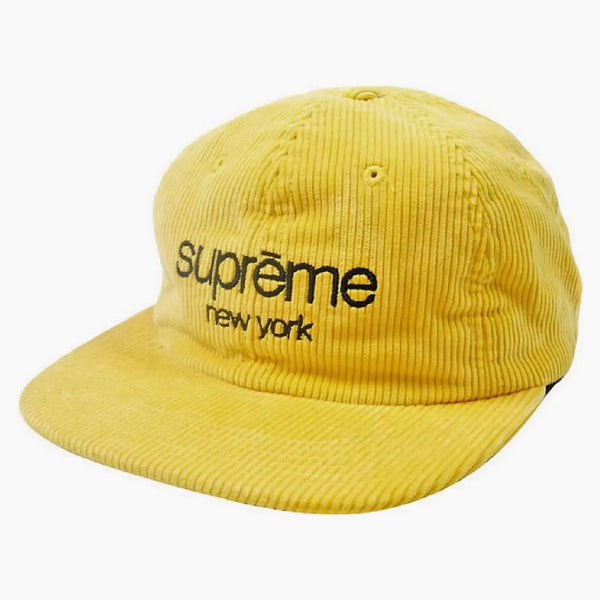 Supremo vellutoy classico logo Cap Cap Yellow