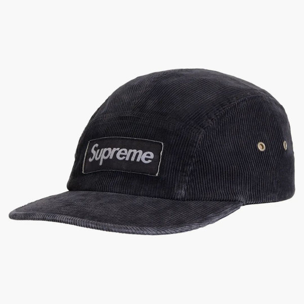 Supreme Corduroy Pocket Camp Cap Black