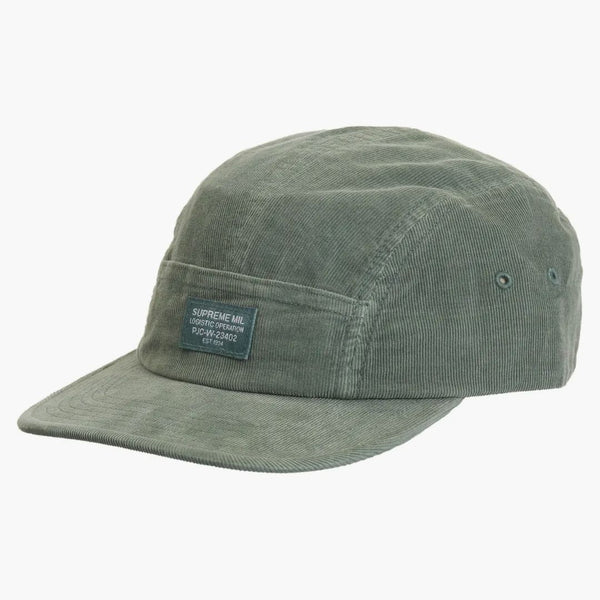 Supreme Corduroy Pocket Camp Cap Work Teal