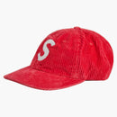 Supreme Corduroy S Logo 6-panel (fw23) Red