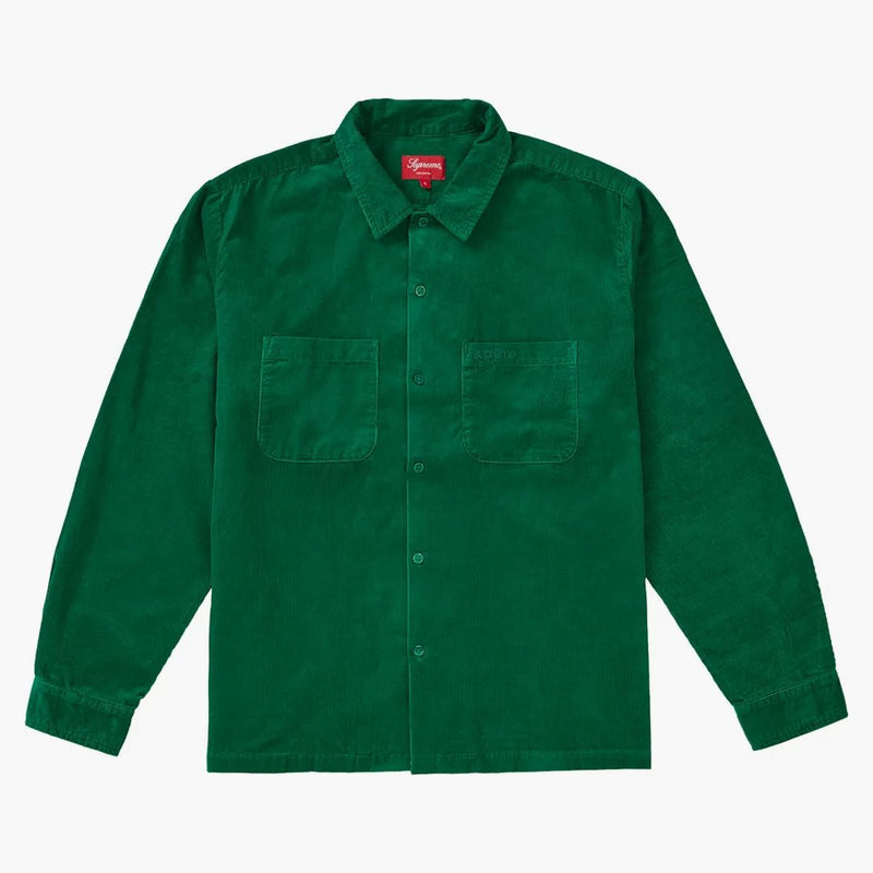 Supreme Corduroy Shirt (fw19) Teal