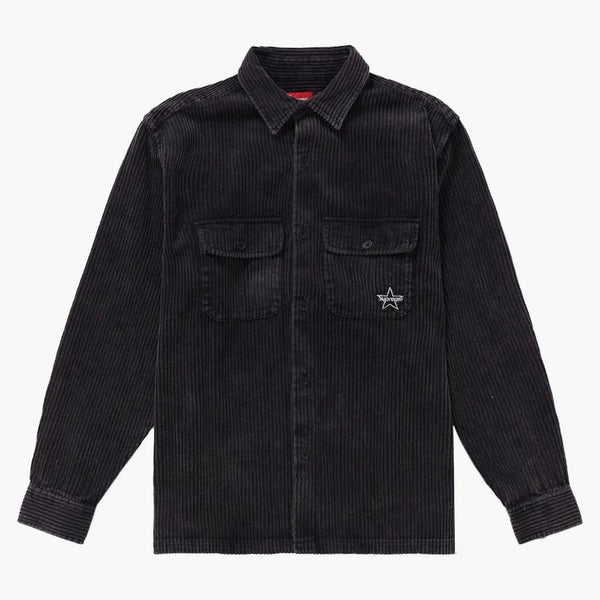 Tričko Supreme Corduroy Shirt (SS22) Černá