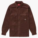 Supreme Corduroy Shirt Shirt (ss22) Brown