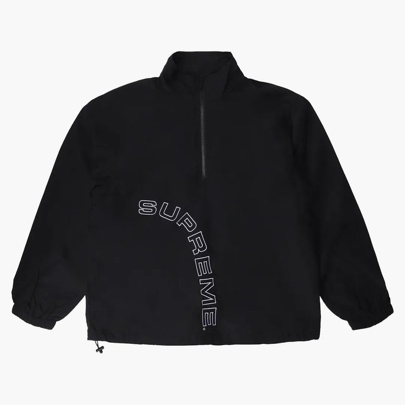 Supreme Corner Arc Half Zip Pullover Black