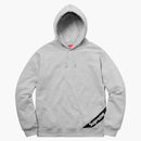 Supreme Corner Label Hooded Sweatshirt Heather Gray