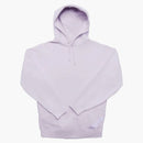 Supreme Corner etikett huva tröja lätt lila