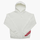 Supreme Corner Label Hooded Sweatshirt White