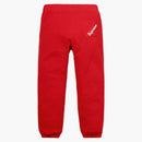 Supreme Corner Label Sweatpant Red