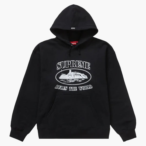 Supreme Corteiz Rules The World Hoodie Black