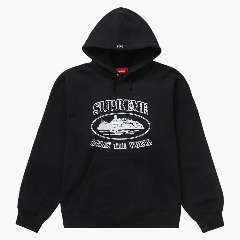Supreme Corteiz Rules The World Hoodie Black