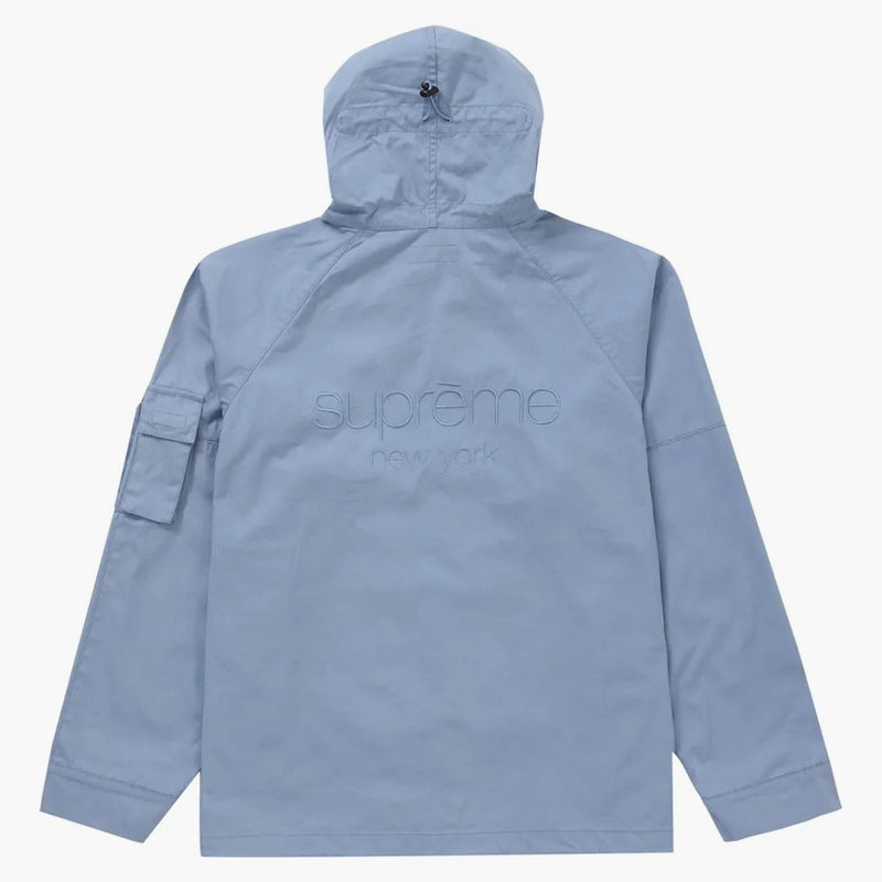 Chaqueta de campo de algodón suprema azul claro