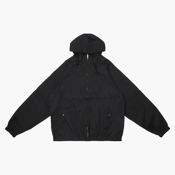 Sacou de raglan cu glugă supremă de bumbac