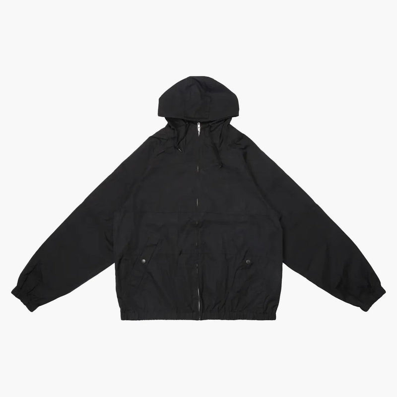 Supreme Cotton Hooded Raglan Jacket Black