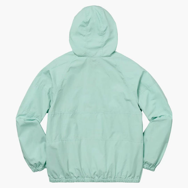 Supreme Cotton Hooded Raglan Jacket Sea Foam