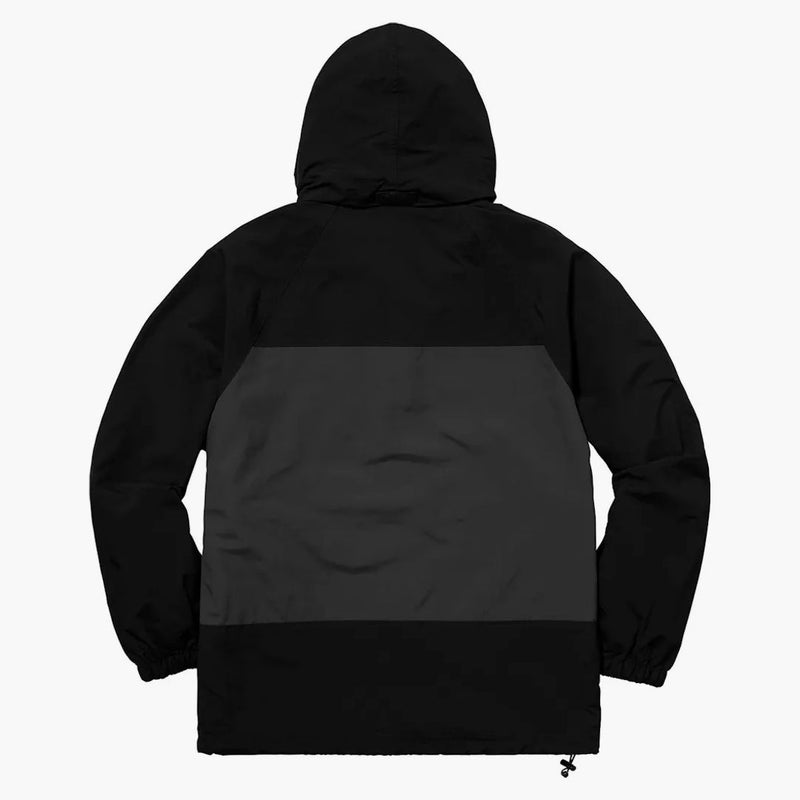 Högsta domstolen halva zip pullover svart
