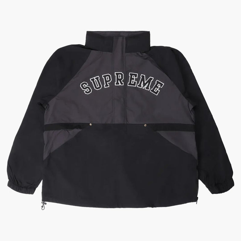 Högsta domstolen halva zip pullover svart