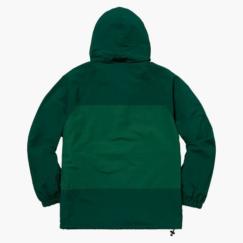 Högsta domstolen halva zip pullover mörkgrön