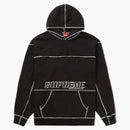 Supreme Coverstitch Hooded Sweatshirt Black