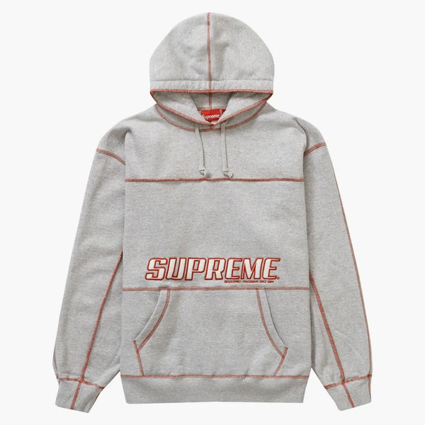 Supreme Coversith Hooded Sweatshirt Heather Grey