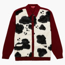 Supreme Cow Print Cardigan Red