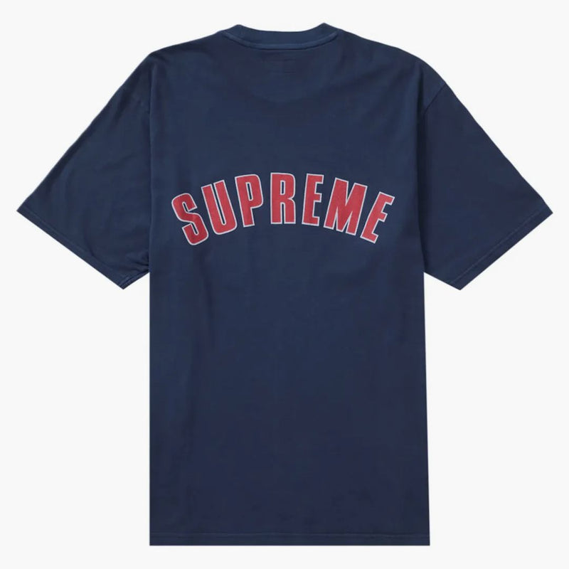 Suprem Cracked Arc S/S Top Blue