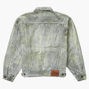 Supreme Crackle denim camionero chaqueta multicolor