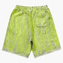Supreme Crackle Sweatshort Yellow