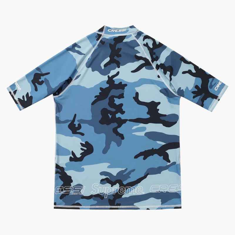 Supreme Cressi Rash Guard Blue Camo