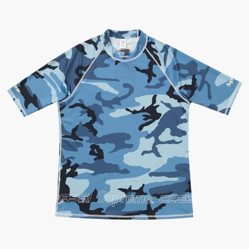 Supreme Cressi Rash Guard Blue Camo