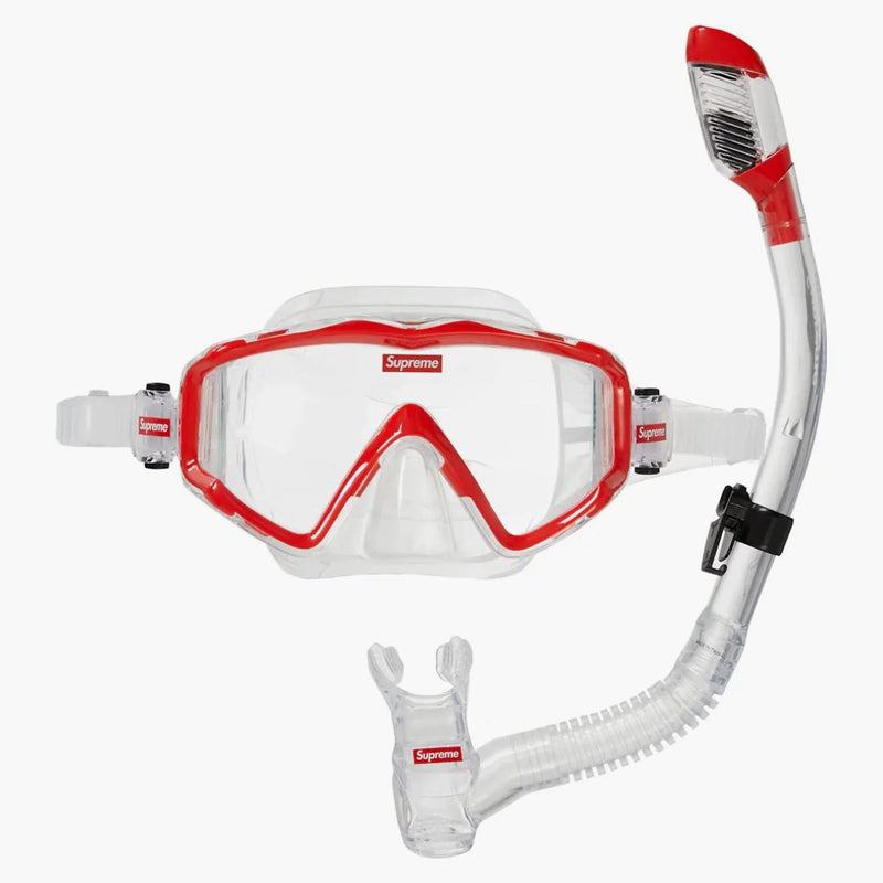 Nejvyšší cressi snorkel sada červená